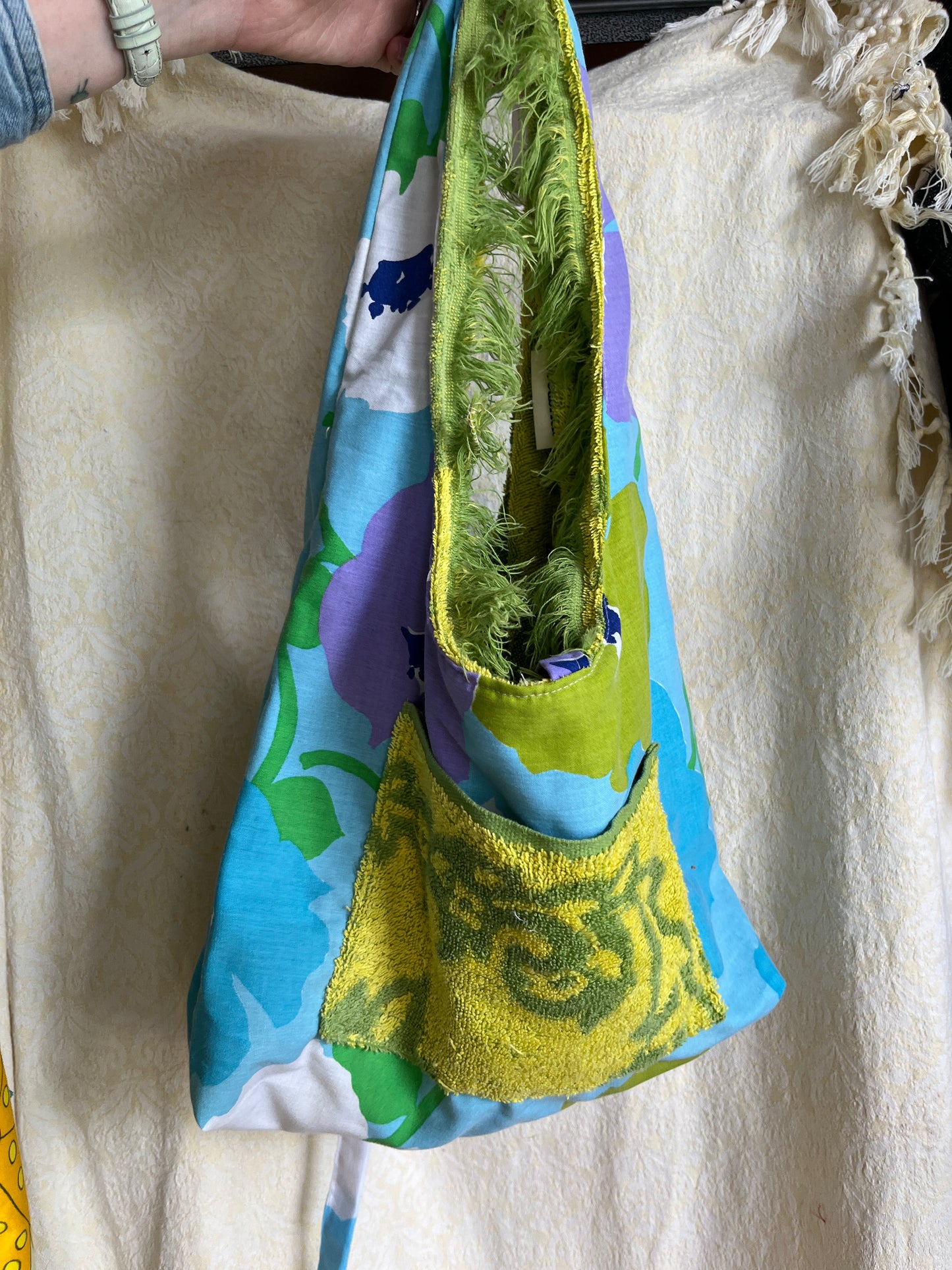 “Tropic fade” Slouchy Tote