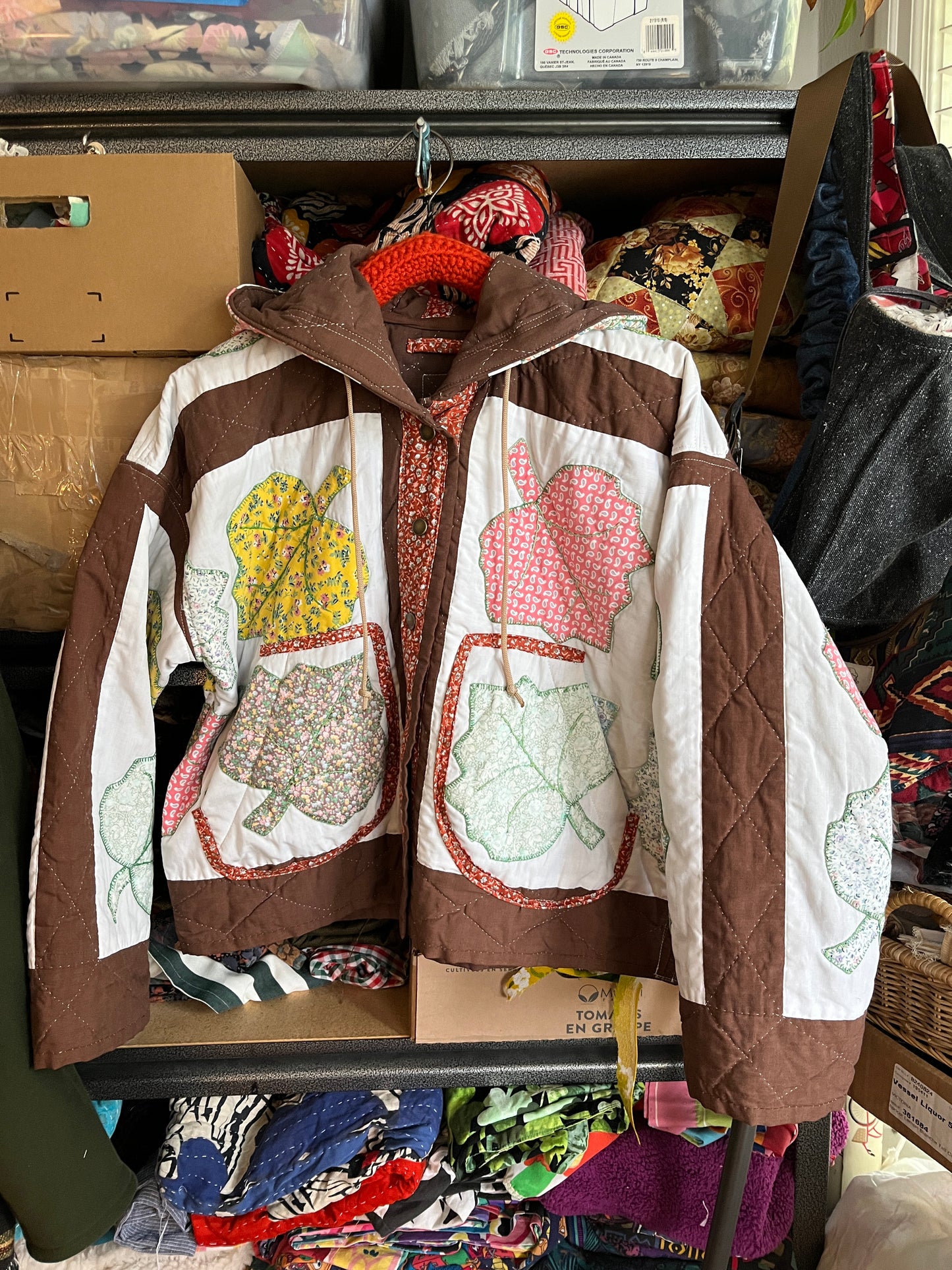 “Falling leaves” Quilt Coat - M/L