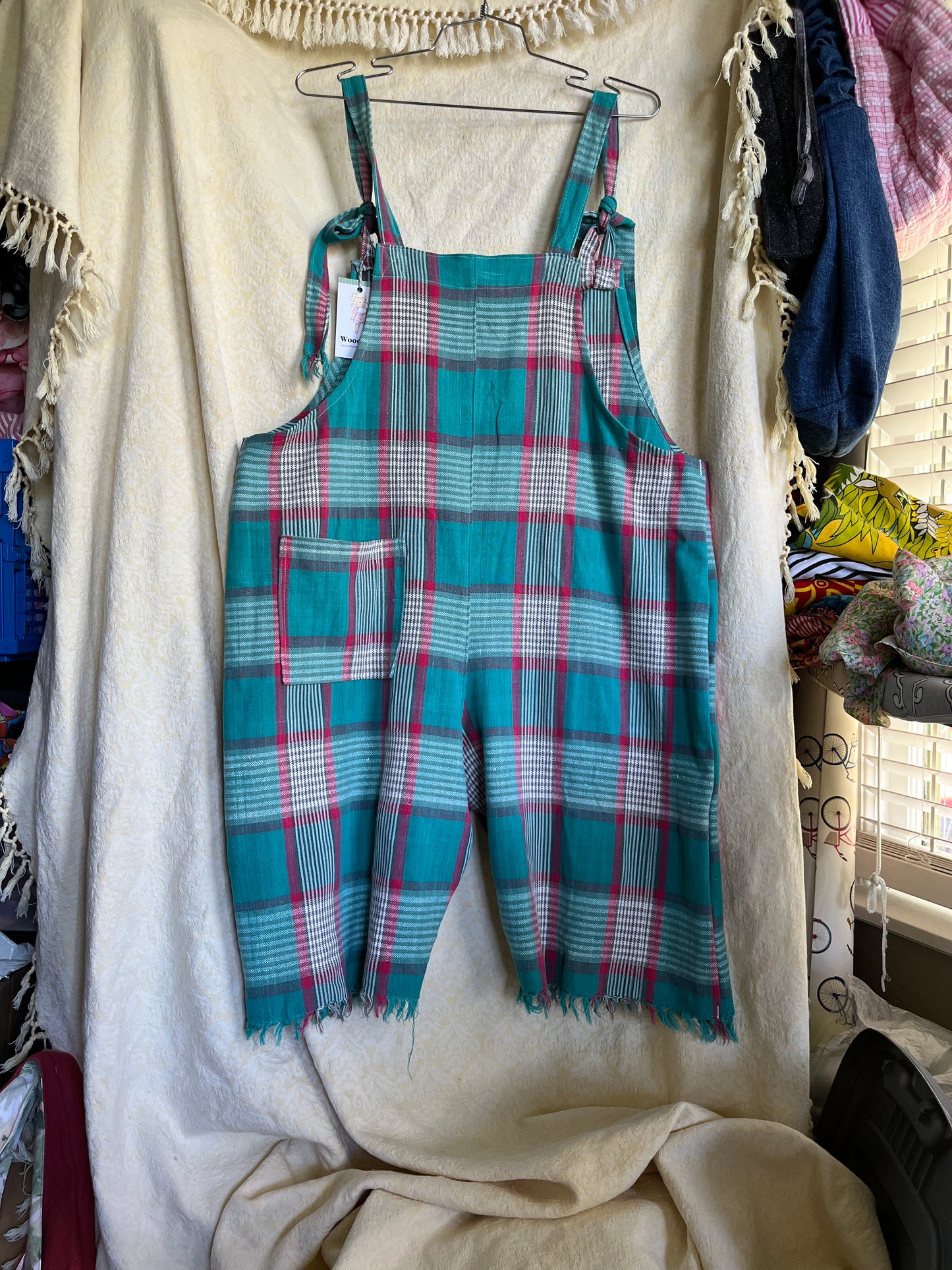 “Coral reef” Dungaree Shorts - Large