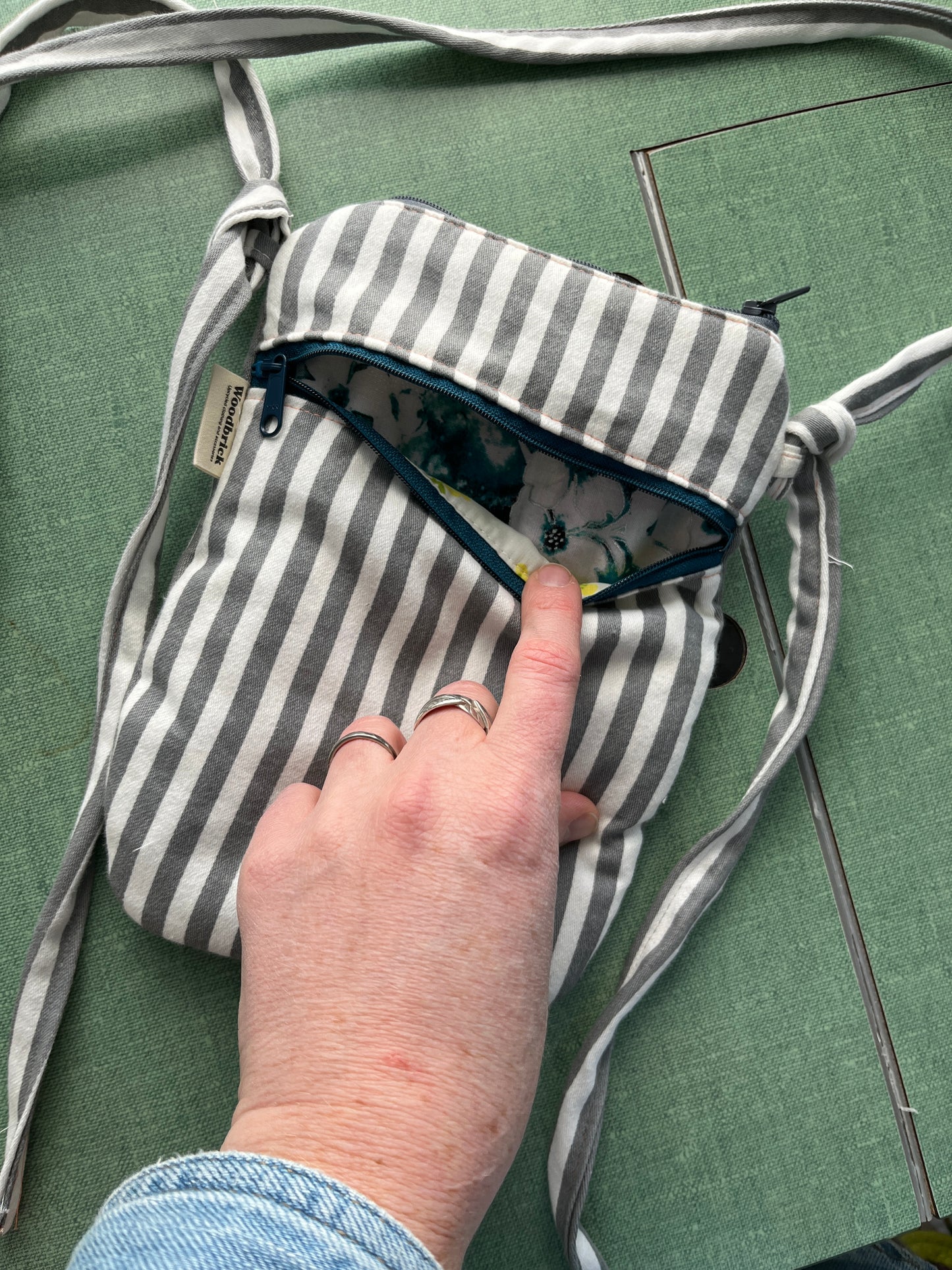 “Railroad” Loop Crossbody bag