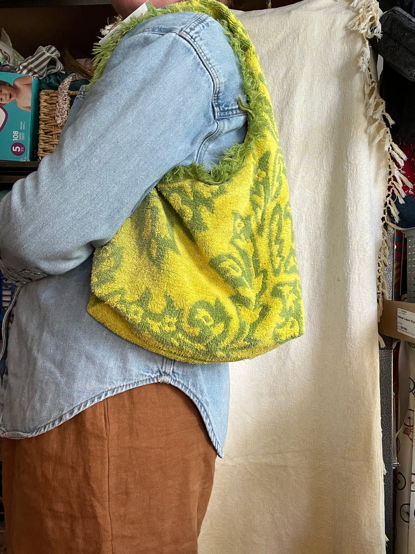 “Tropic fade” Slouchy Tote
