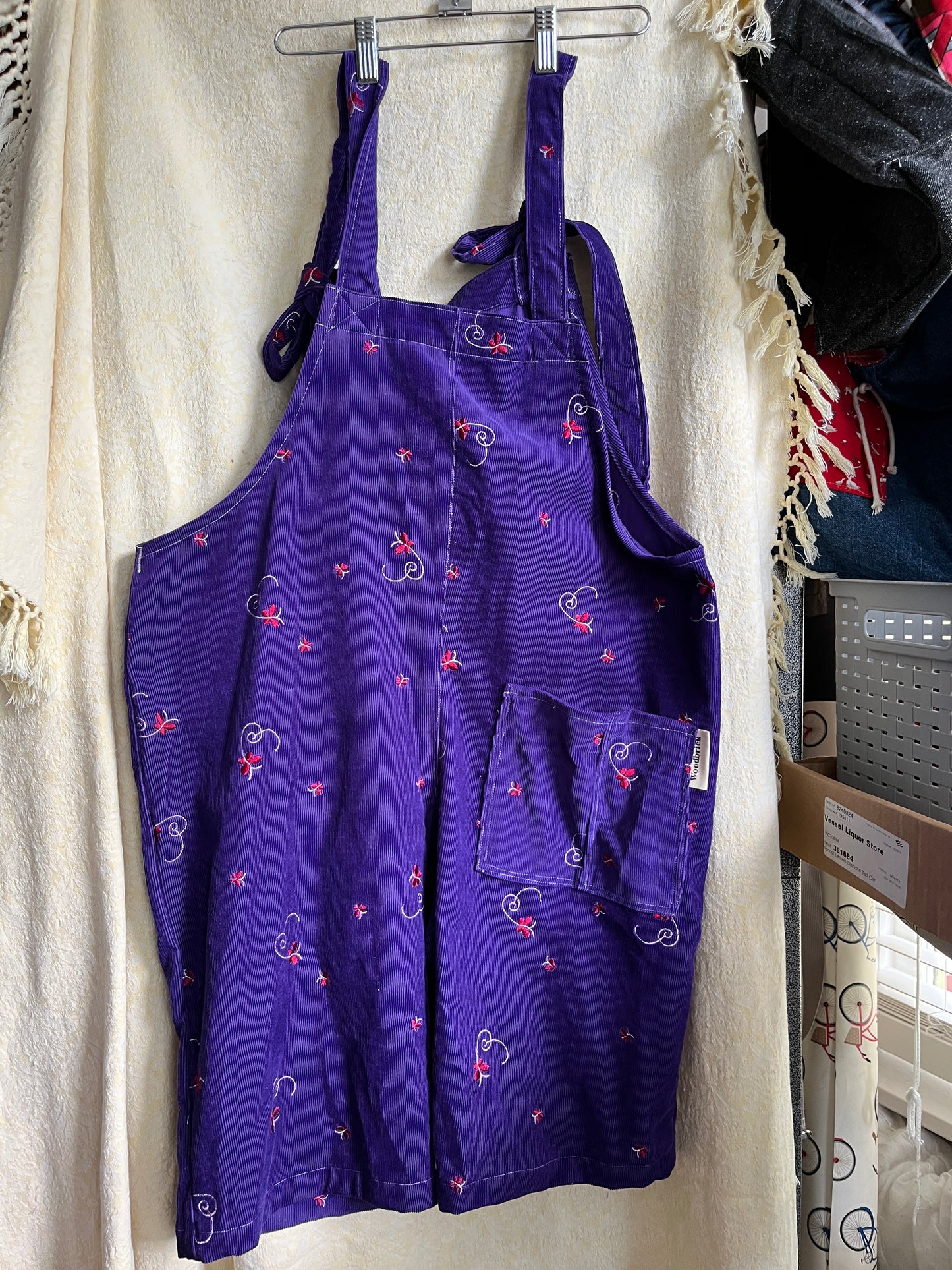 “Childhood dreams” Dungaree Shorts - Small