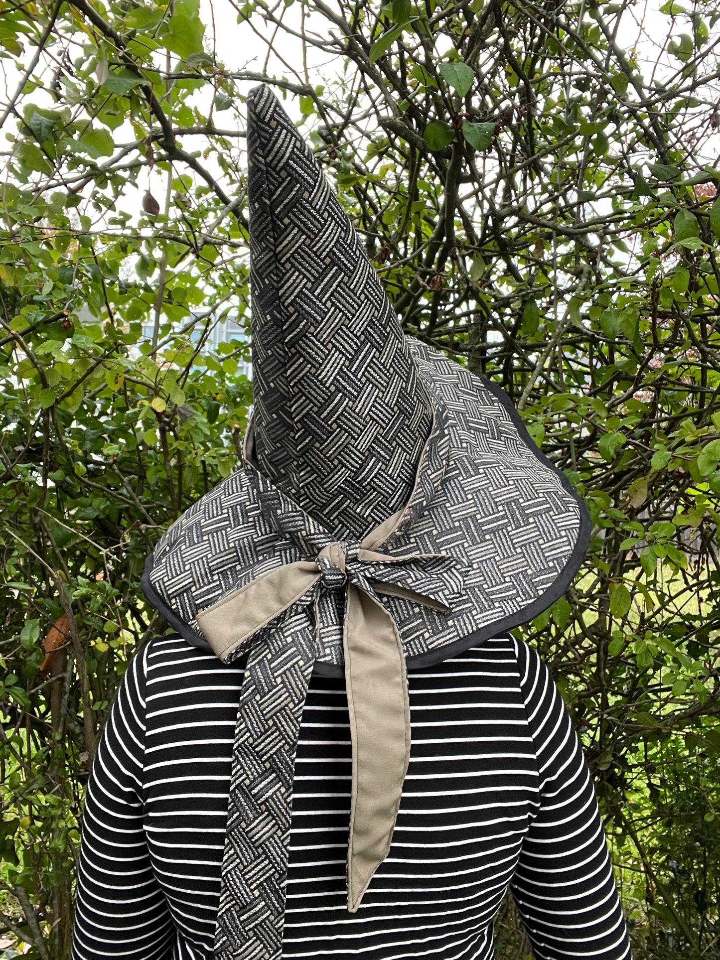 “Metallic geometric” Witch Hat