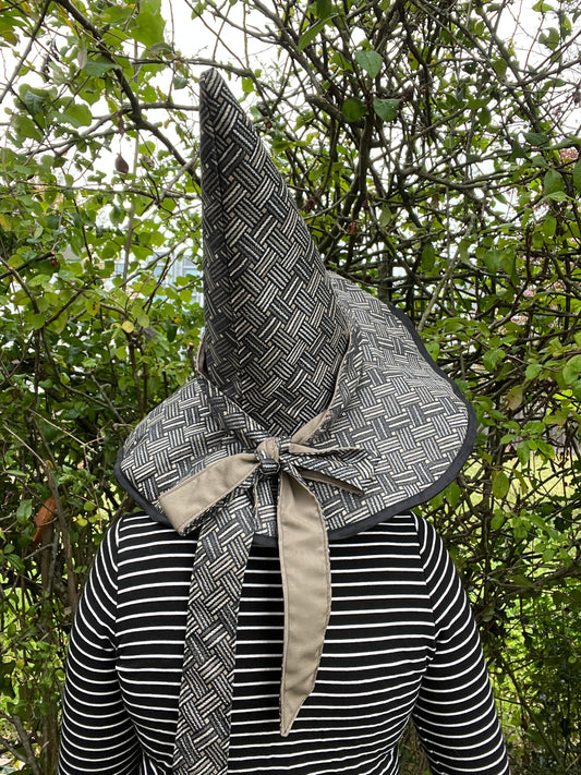 “Metallic geometric” Witch Hat