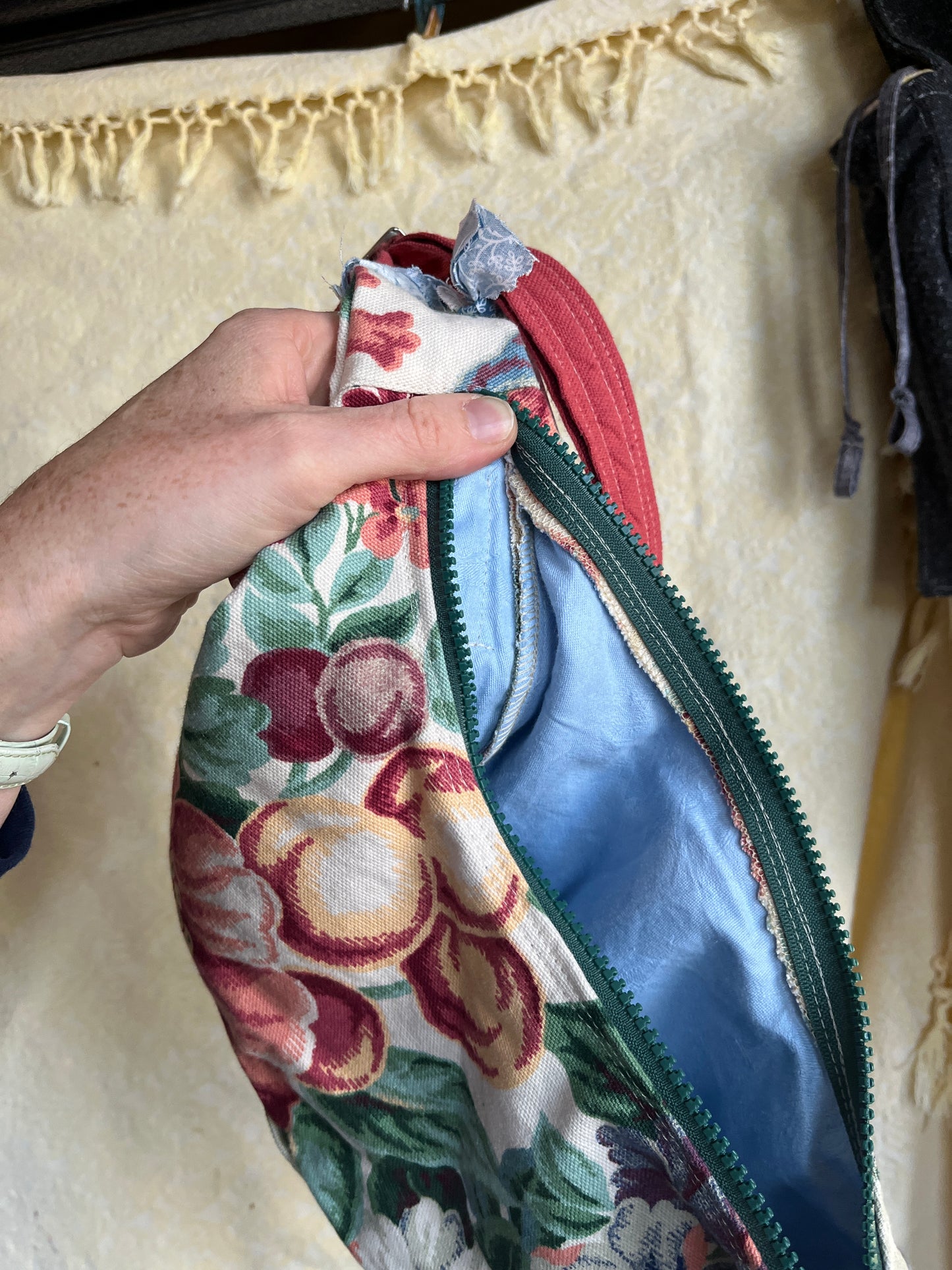 "Sunroom" miniCrescent Bag