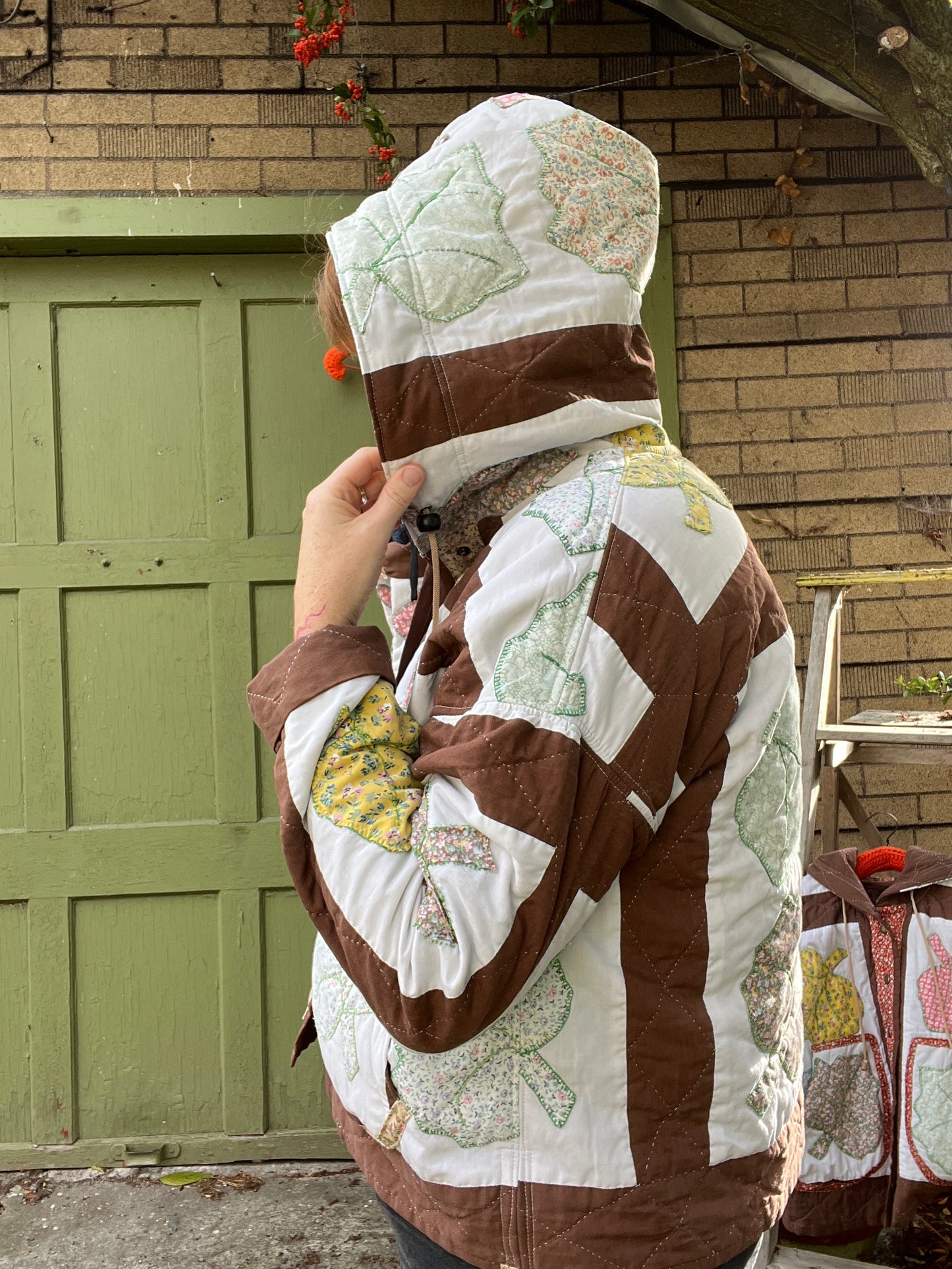 “Falling Leaves” Quilt Coat-L/XL