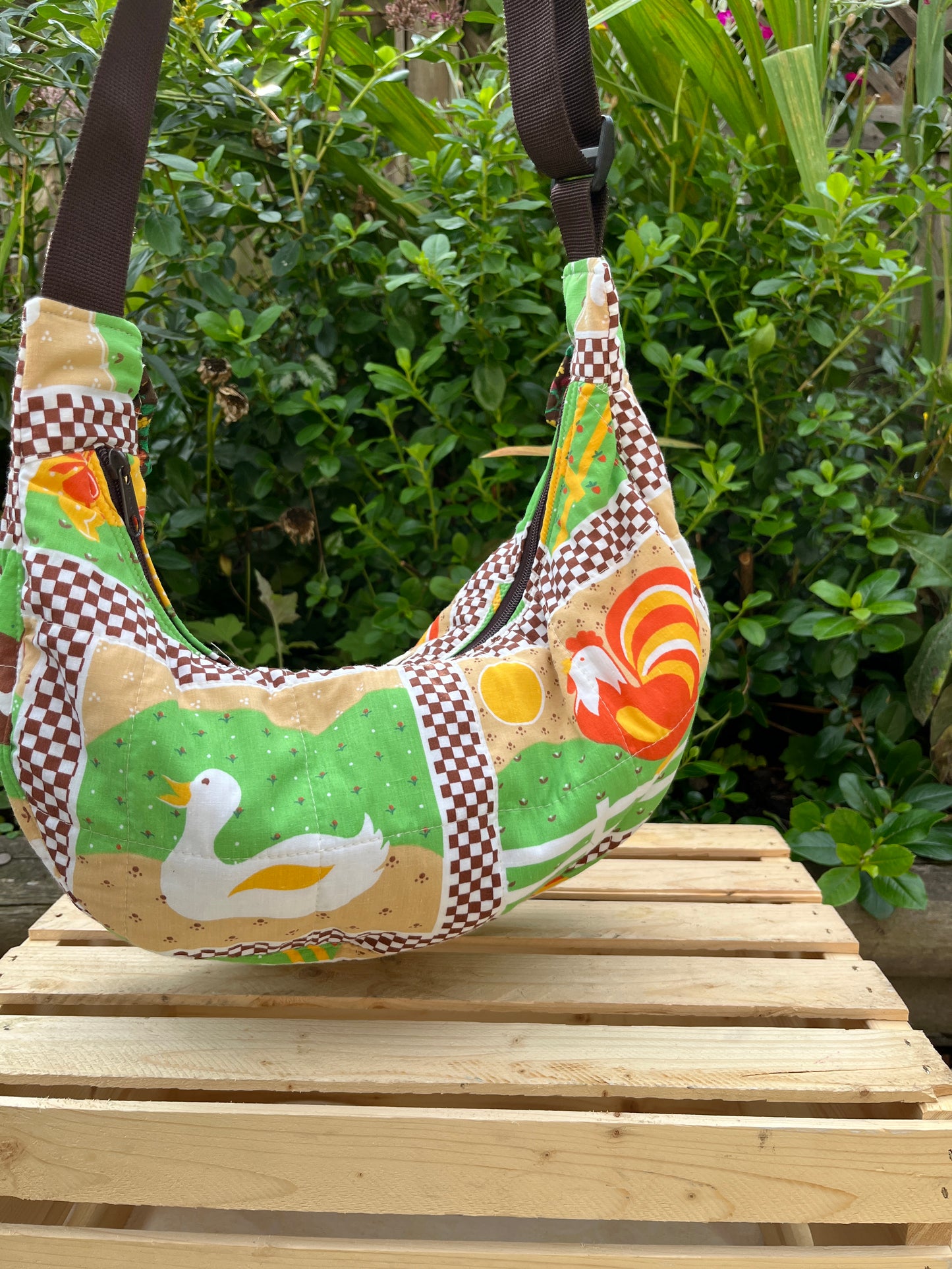 "Old Macdonald" Classic Crescent Bag