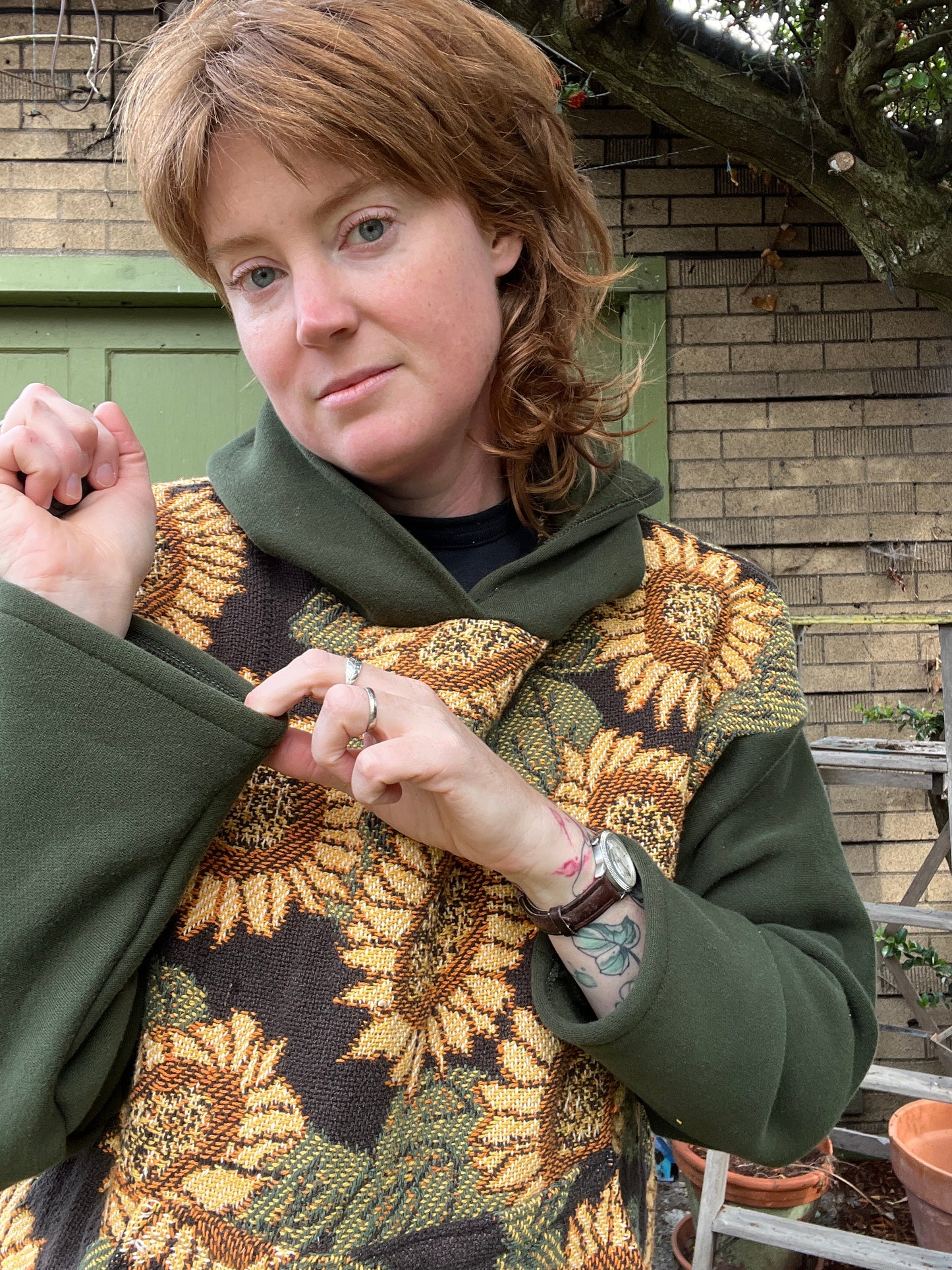 "Sunflower Seas" Blanket Hoodie