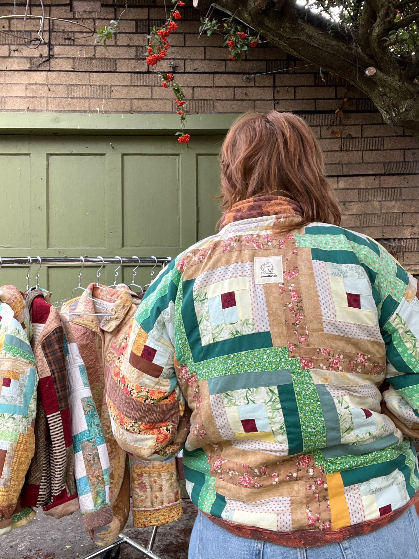 "Cornucopia"  Quilt Coat - Large