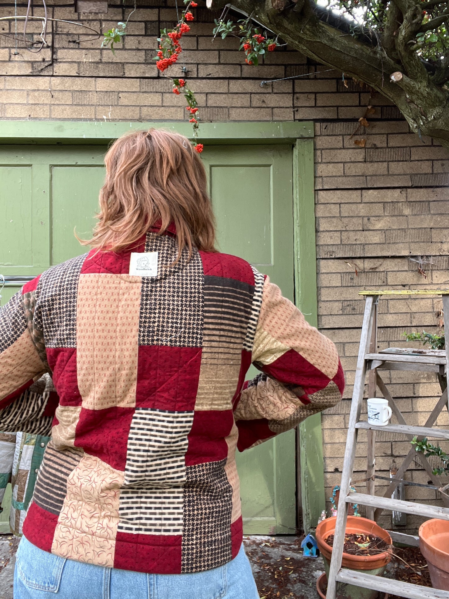 "Fireside" Quilt Coat - Medium