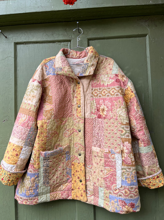 "Everlasting Bouquet" Quilt Coat - 2X