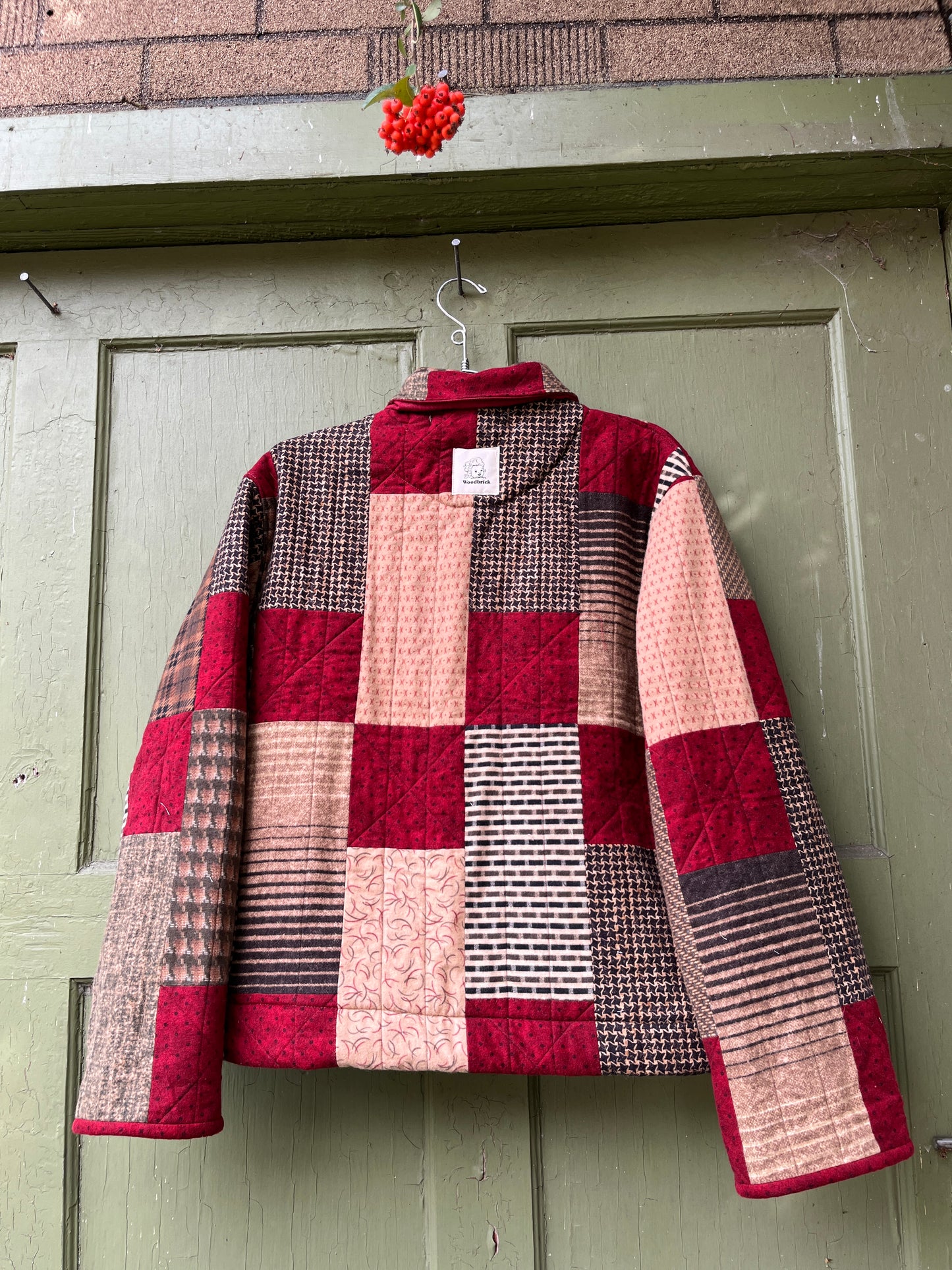"Fireside" Quilt Coat - Medium