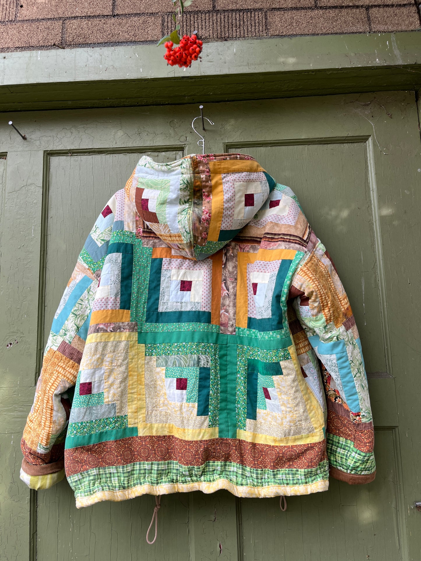 "Cornucopia" Quilt Coat  - XL
