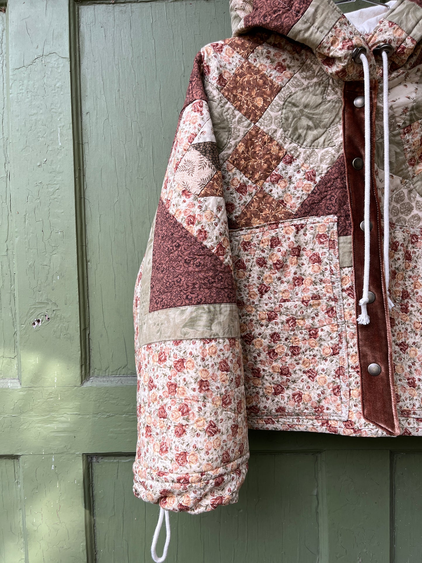 "Brown Butter" Quilt Coat - Medium