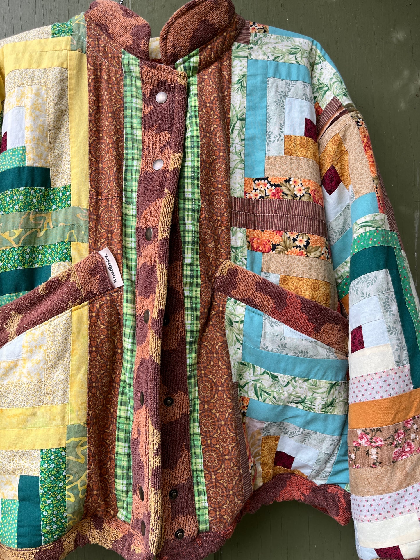 "Cornucopia"  Quilt Coat - Large