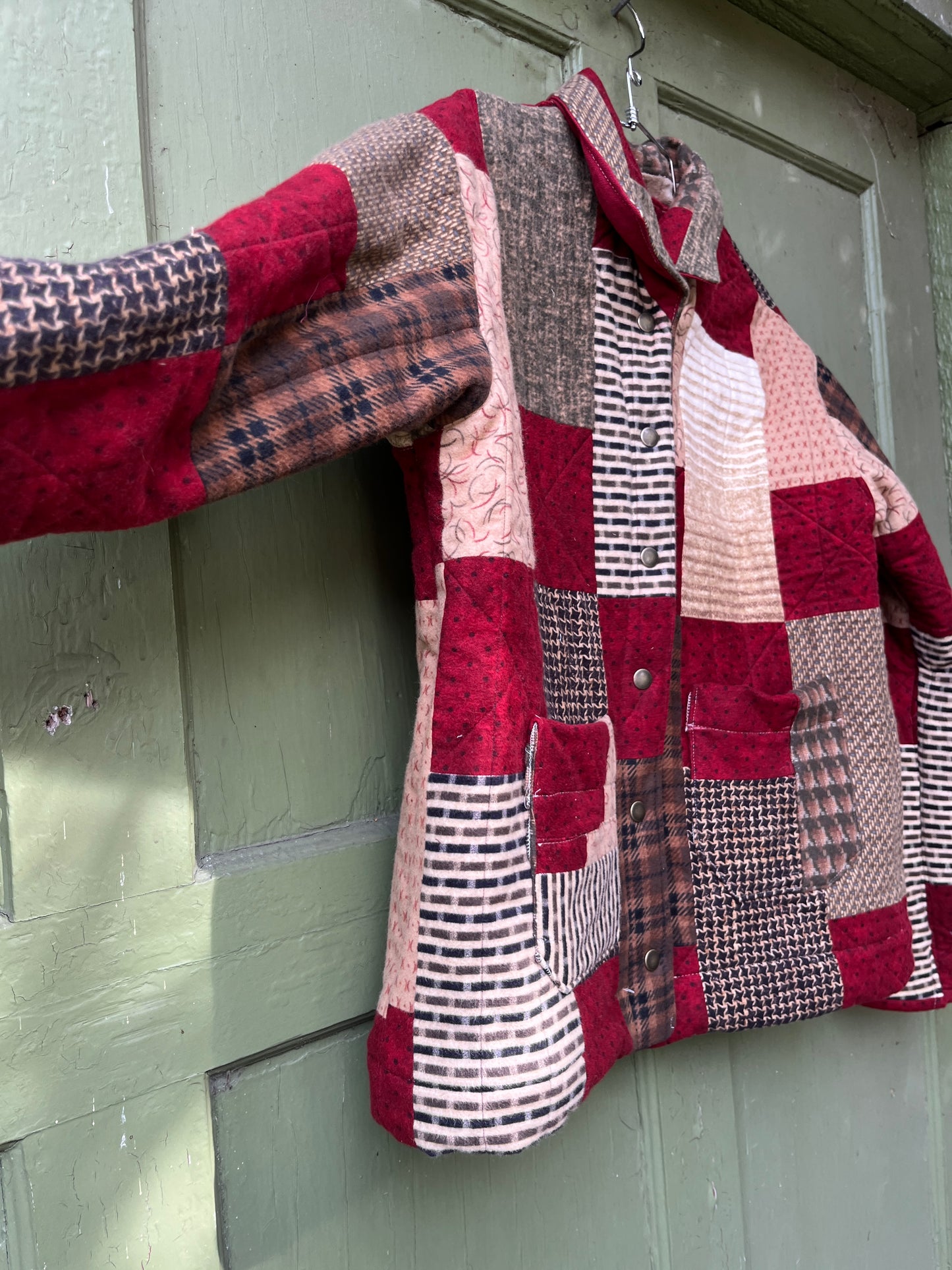 "Fireside" Quilt Coat - Medium