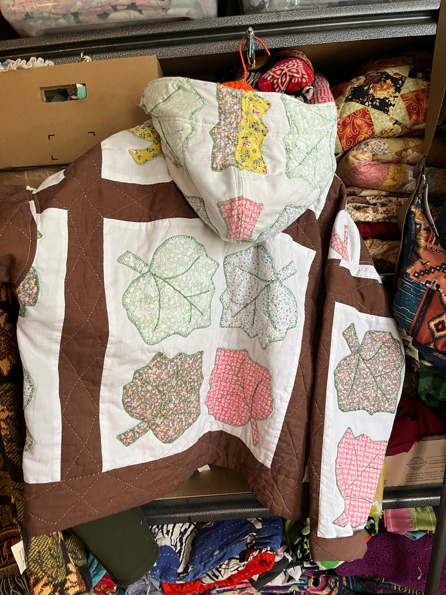 “Falling Leaves” Quilt Coat-L/XL
