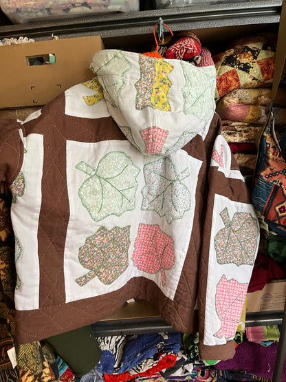“Falling Leaves” Quilt Coat-L/XL