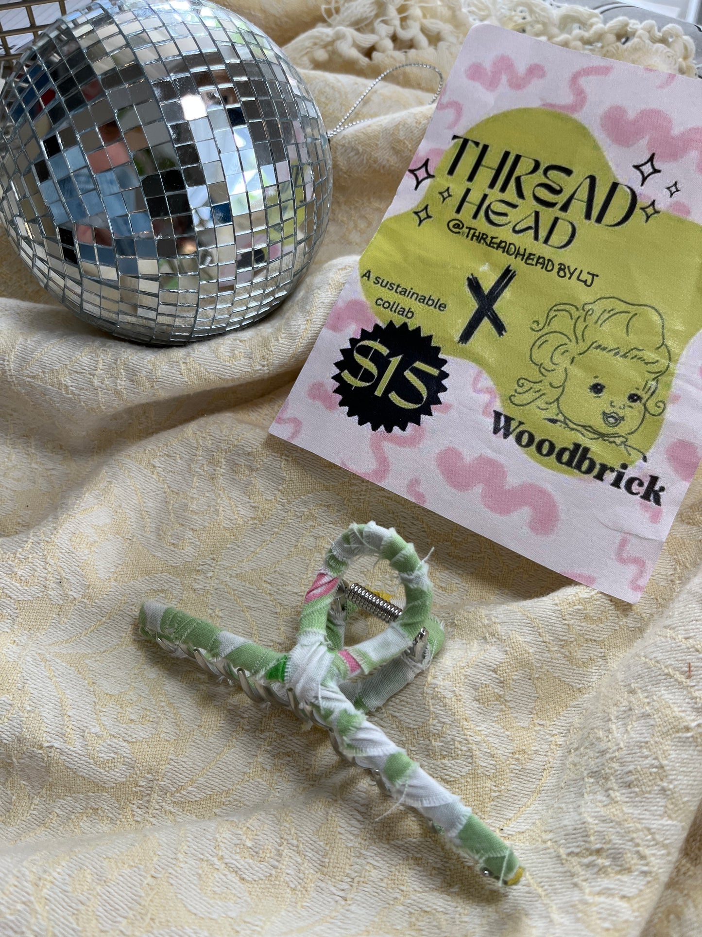 Threadhead Upcycled Hair Claw