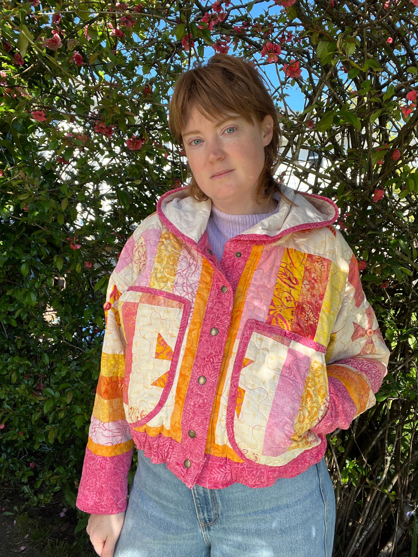 “Pinwheel Sunset” Quilt Coat