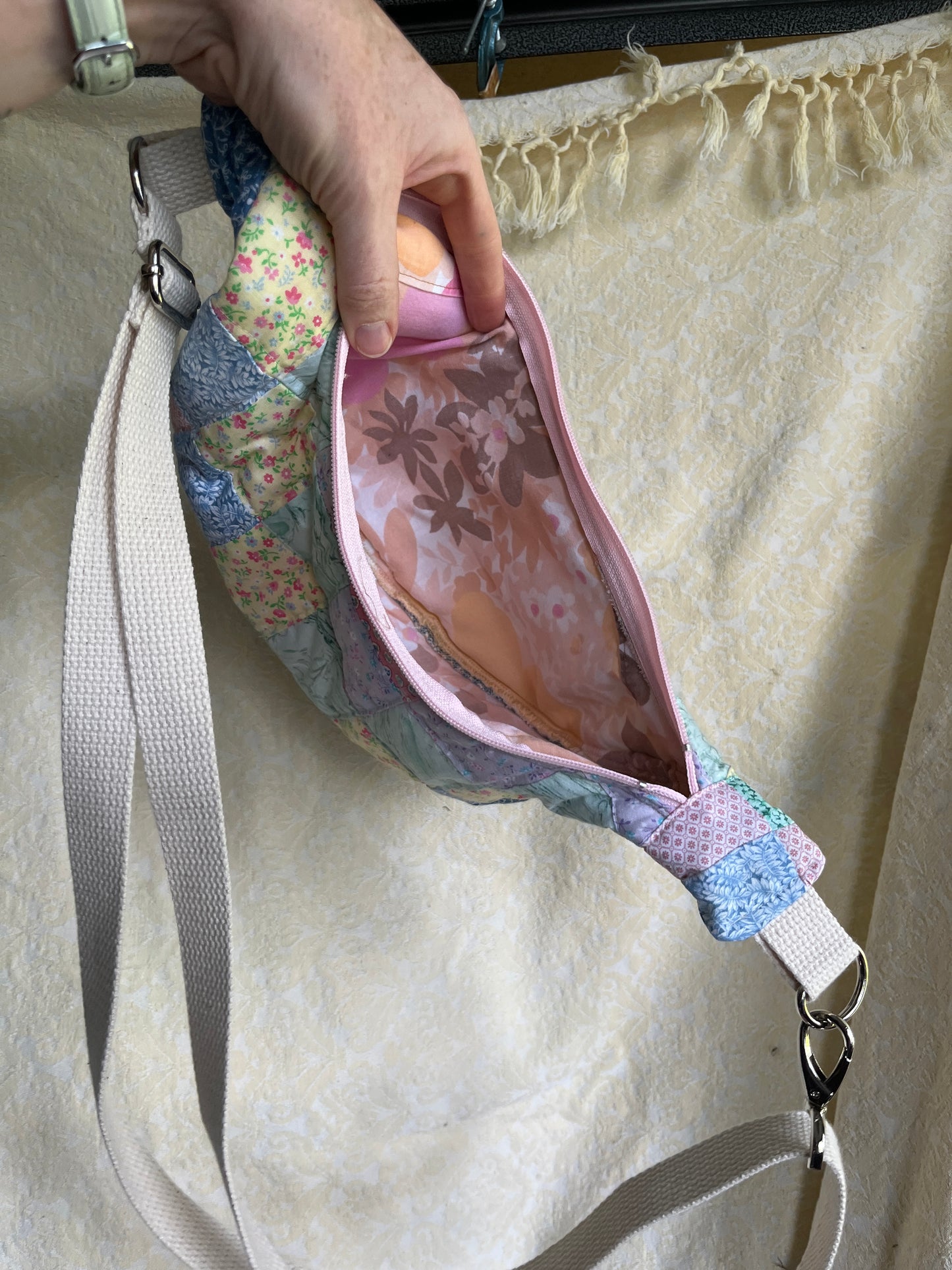 "Miss K's" miniCrescent Bag
