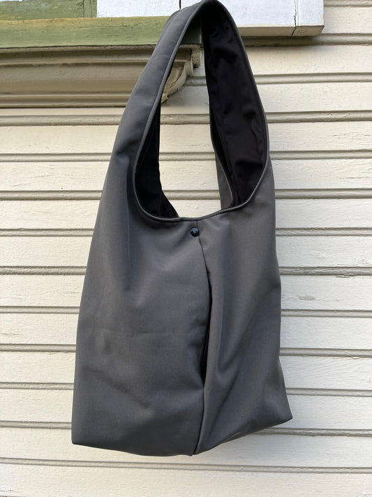 “Storm Clouds” Slouchy Pocket Tote
