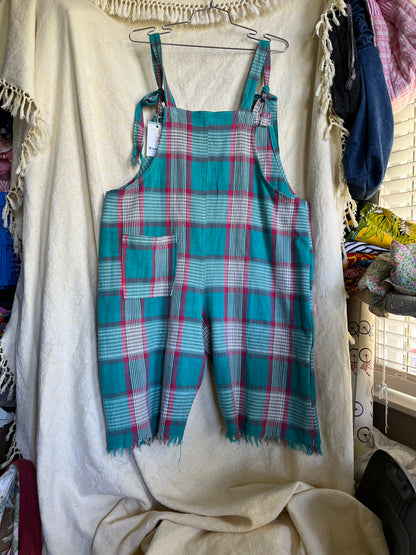“Coral reef” Dungaree Shorts - Large