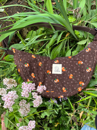 "Pumpkin Spice" Sidekick Crescent Bag