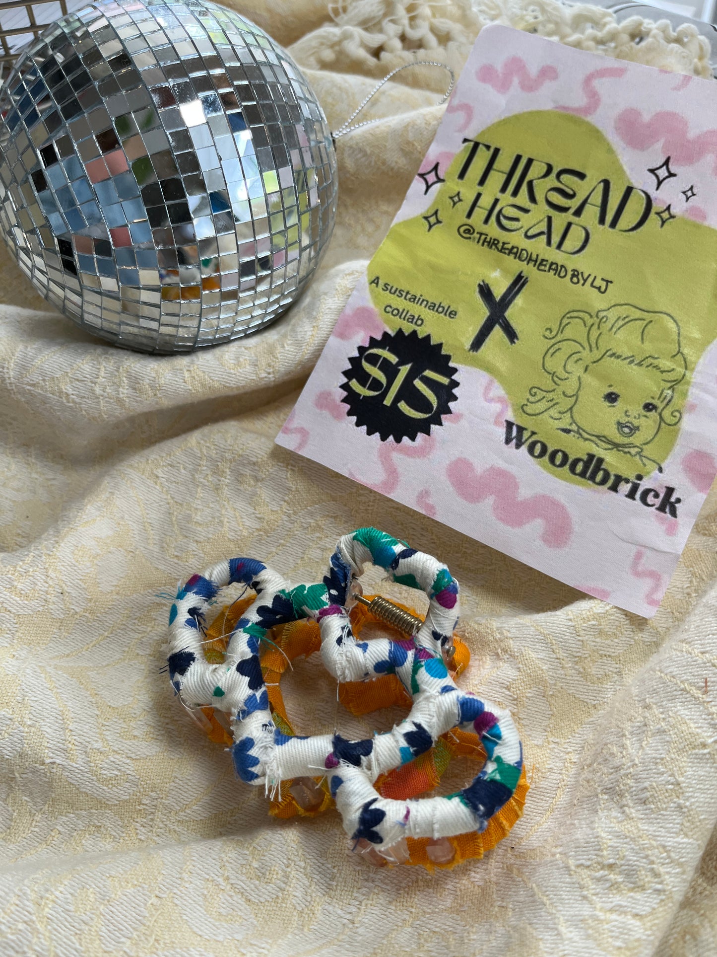 Threadhead Upcycled Hair Claw