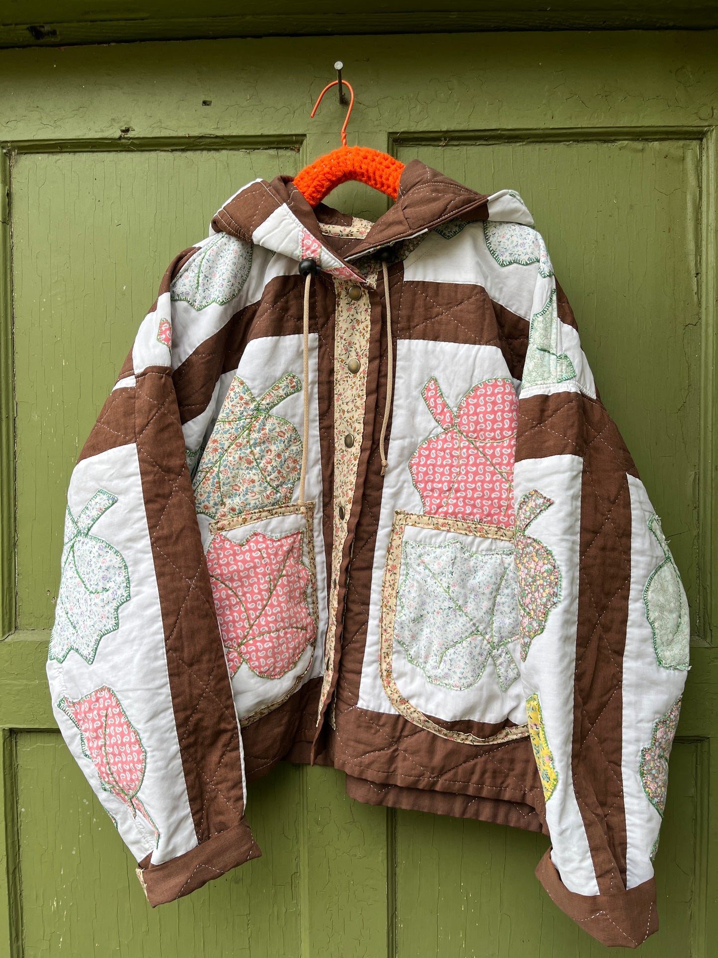 “Falling Leaves” Quilt Coat-L/XL
