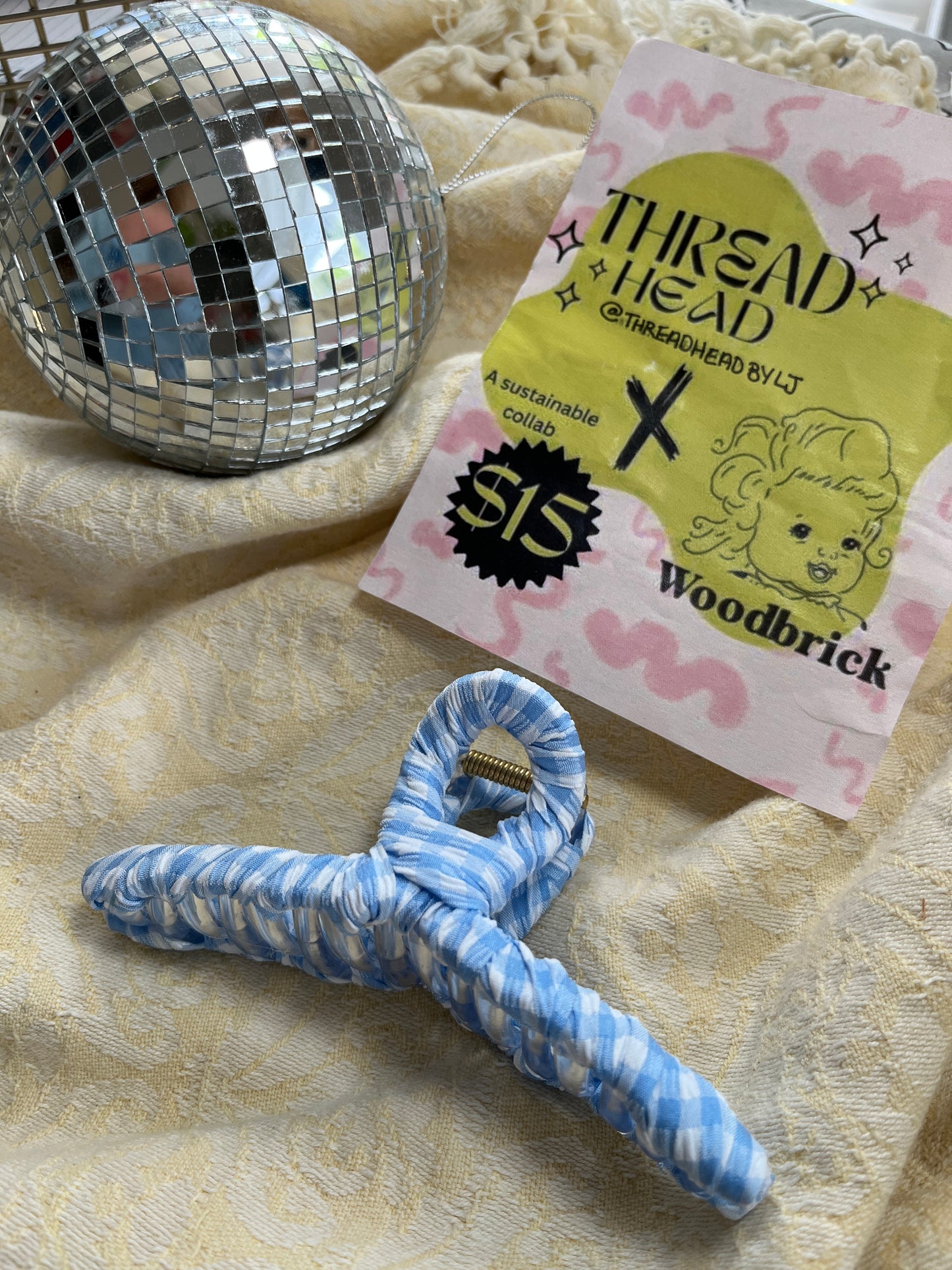 Threadhead Upcycled Hair Claw