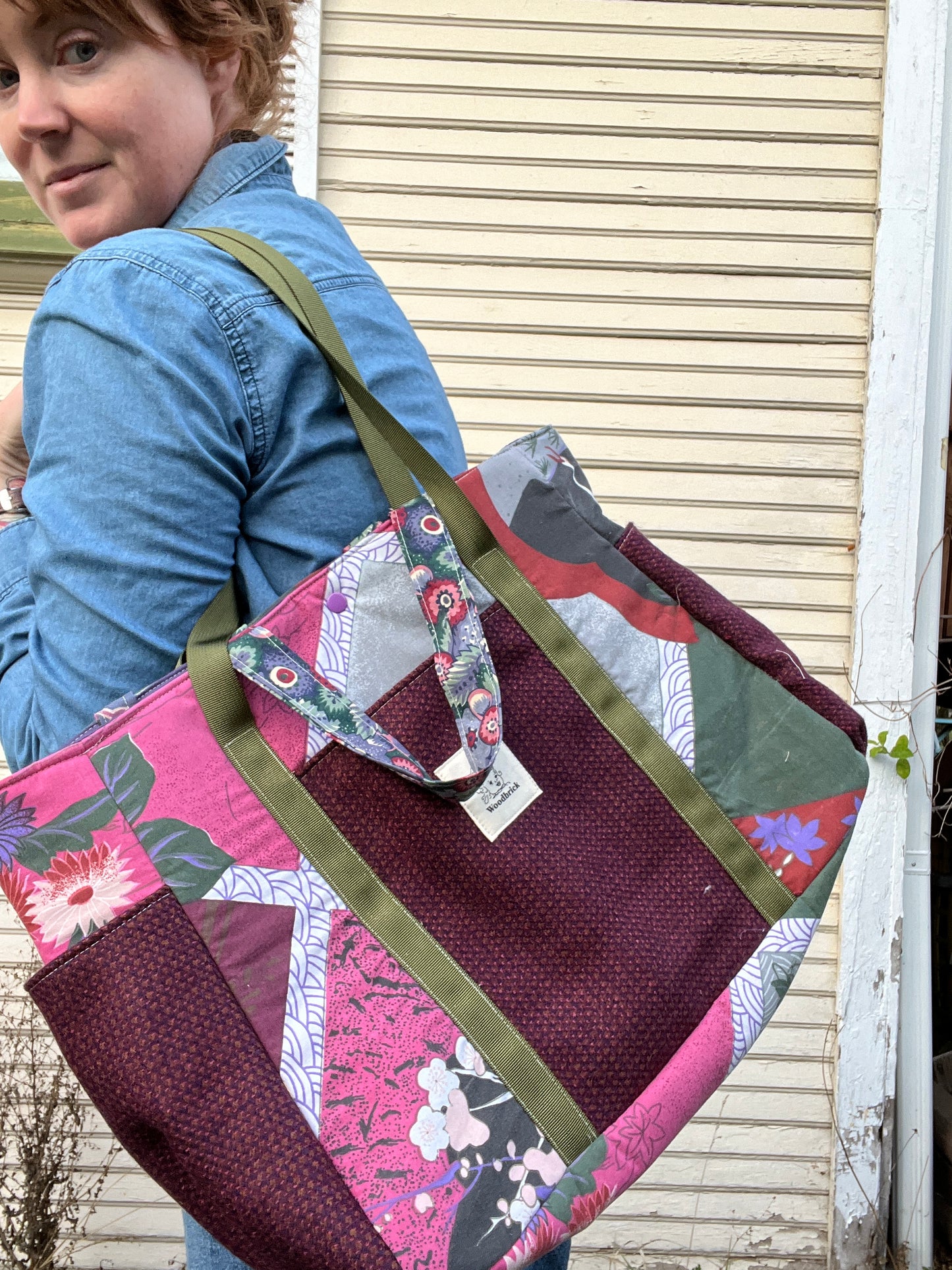 “Purple Fountain Grass” Sam’s Tote Bag