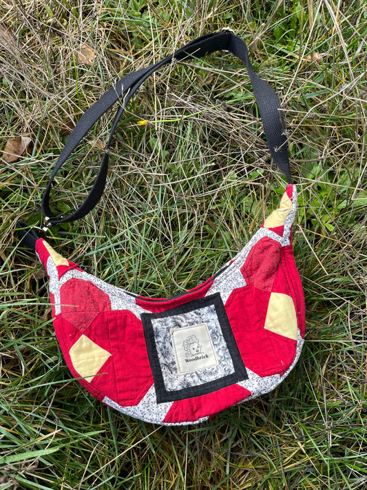 “Poppy” Sidekick Crescent Bag