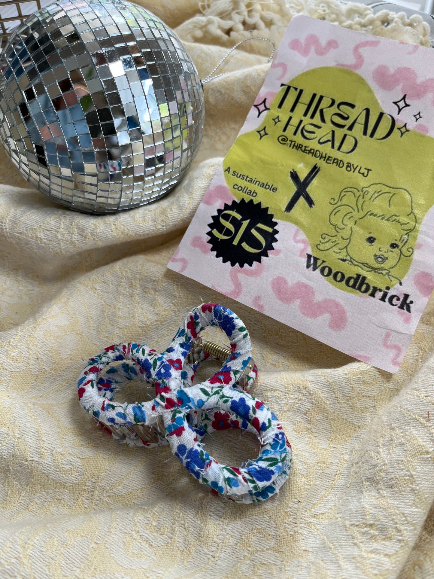 Threadhead Upcycled Hair Claw