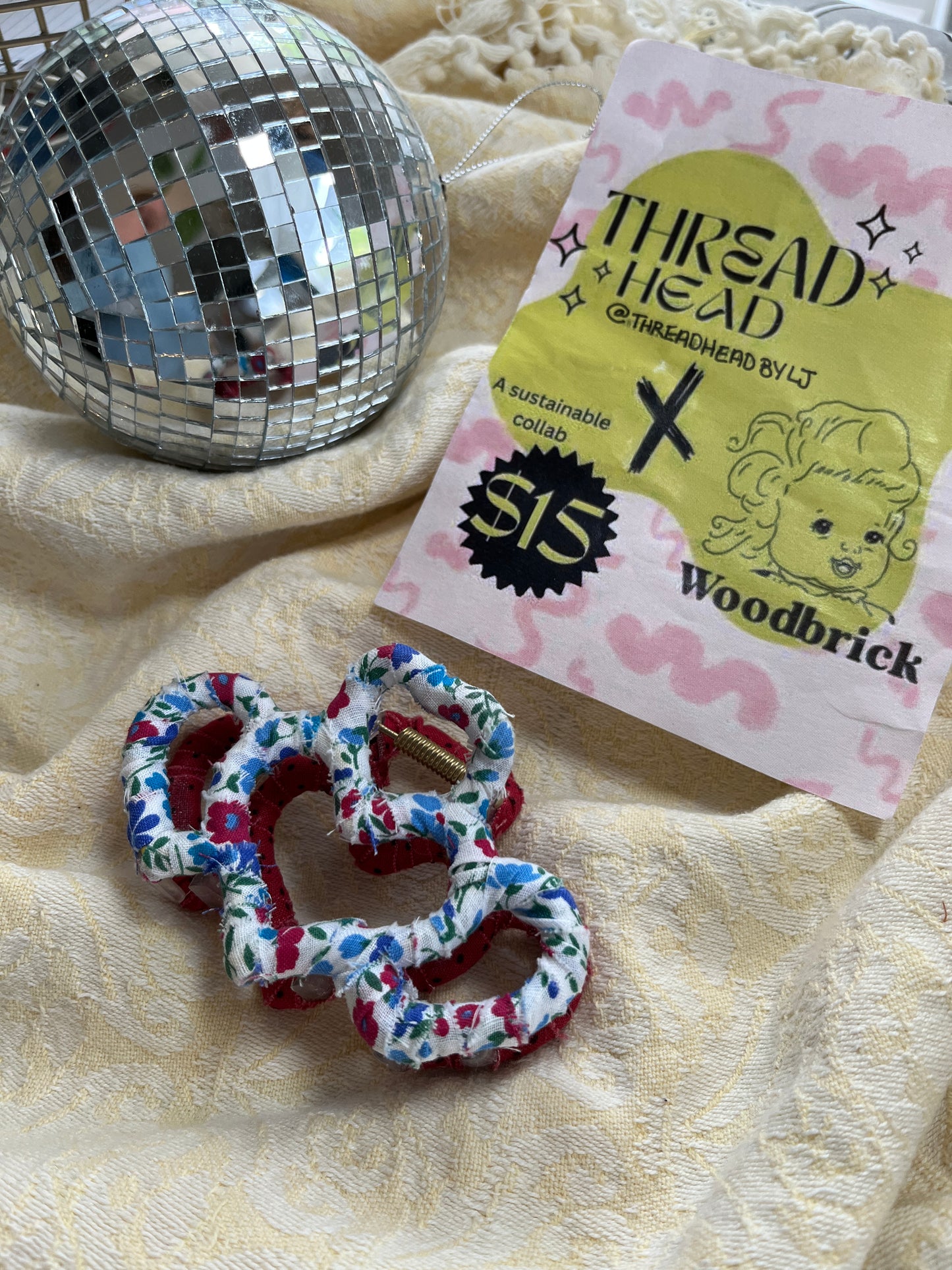 Threadhead Upcycled Hair Claw