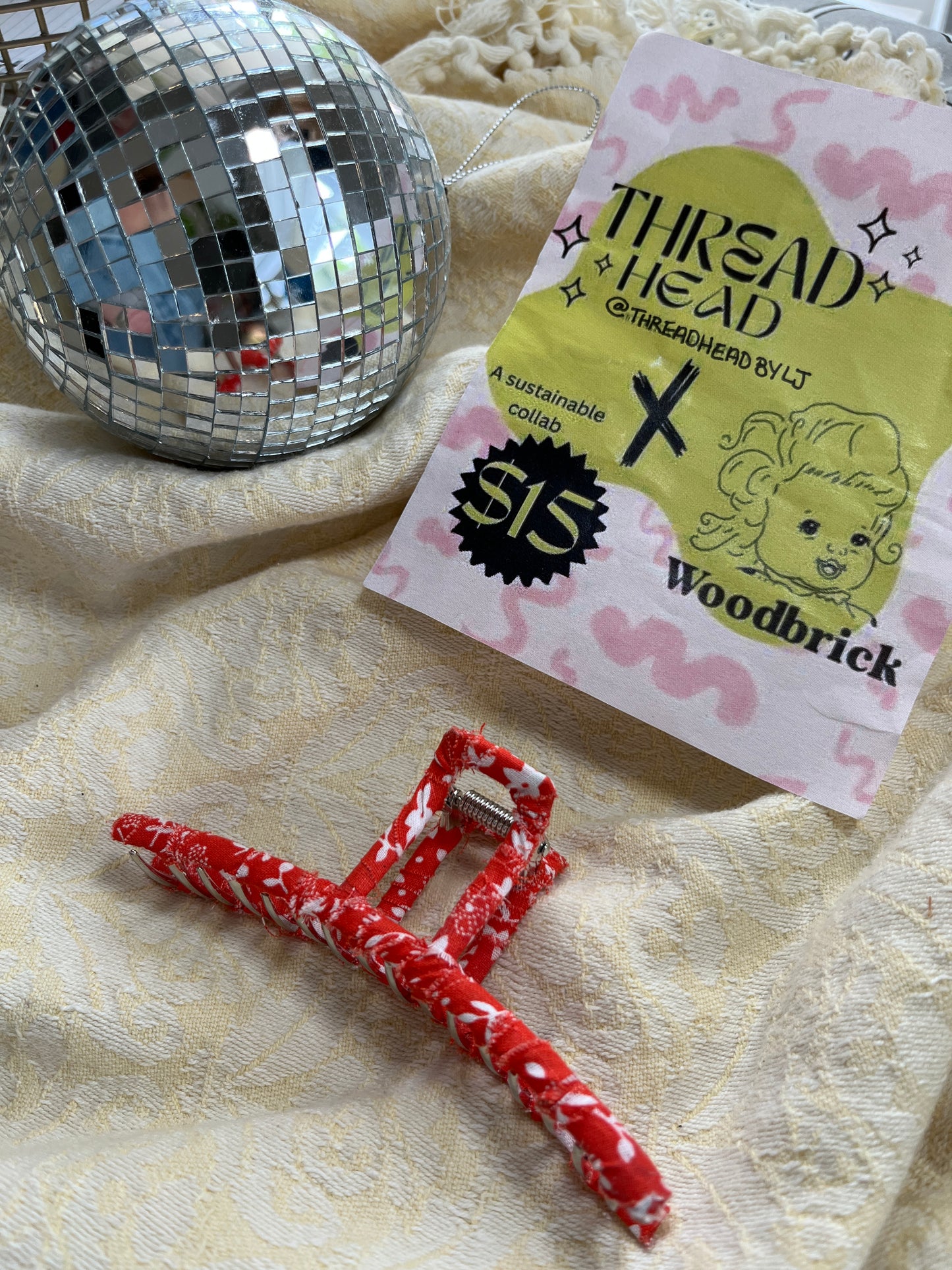 Threadhead Upcycled Hair Claw