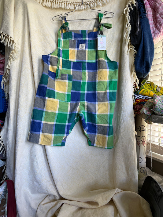 “Primary summer”  Dungaree Shorts - M