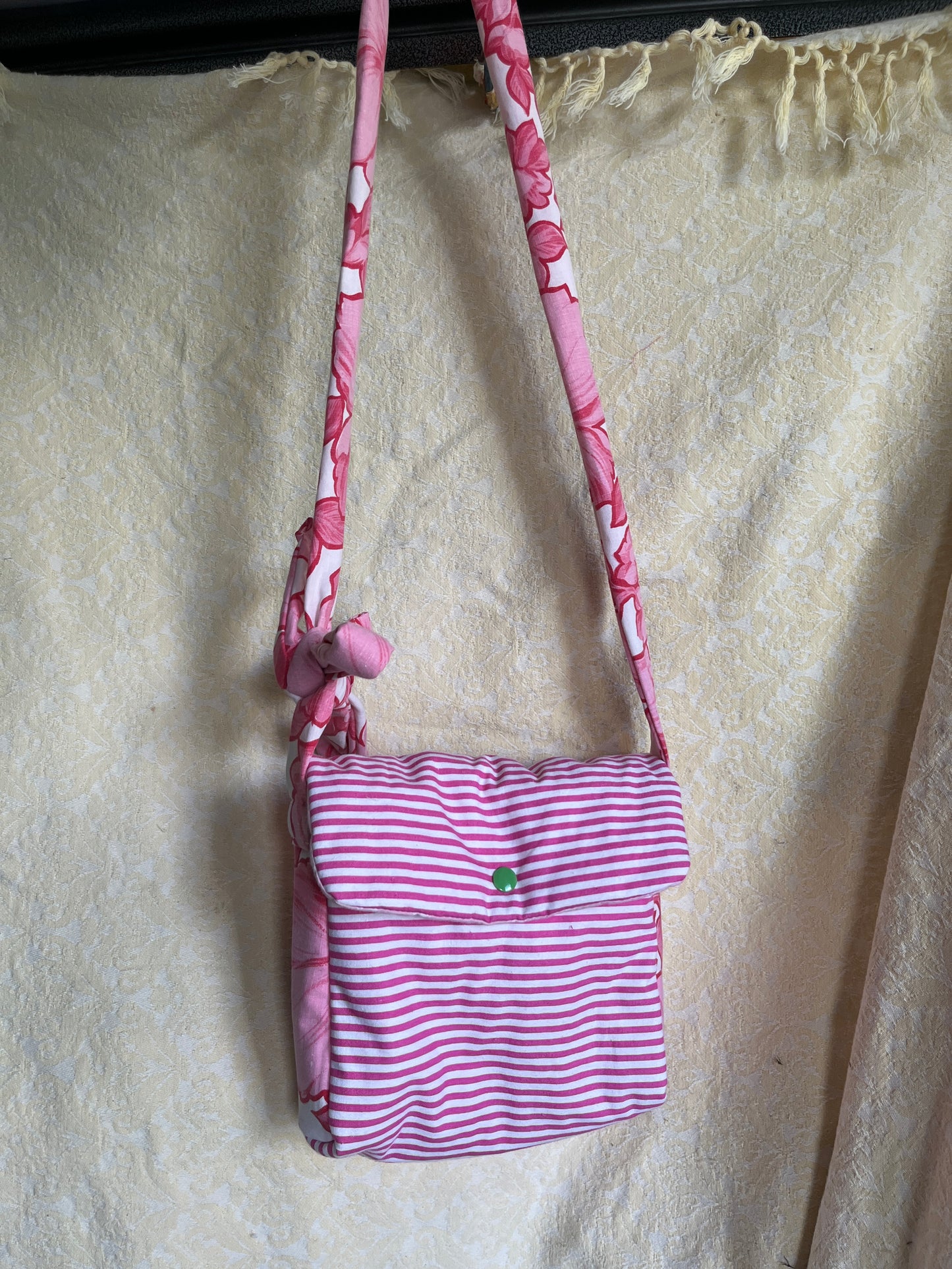 "Strawberry Stripes" Knot mini