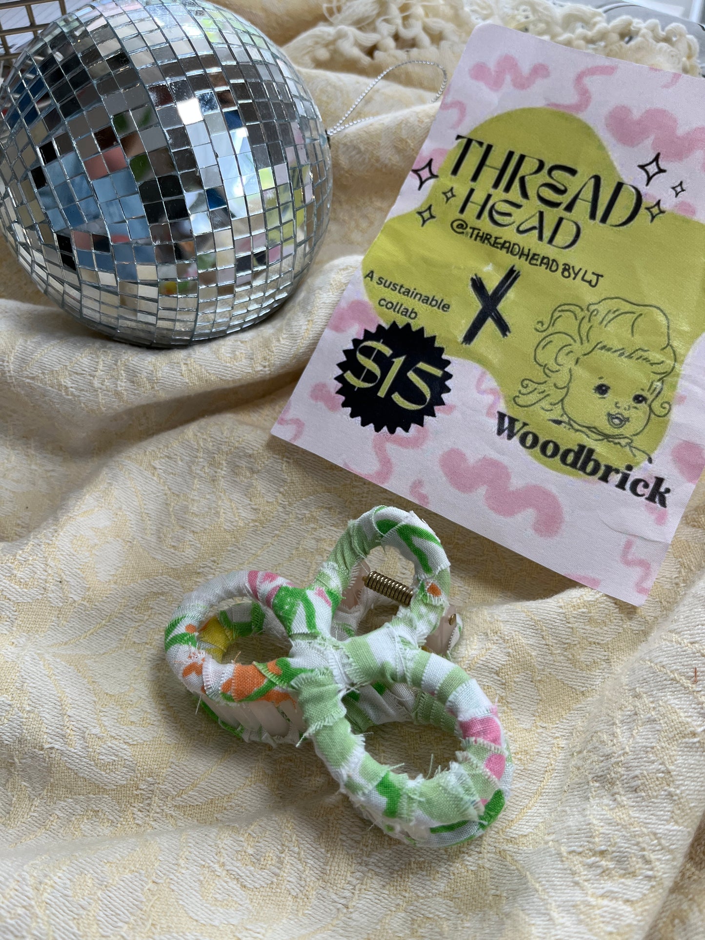 Threadhead Upcycled Hair Claw