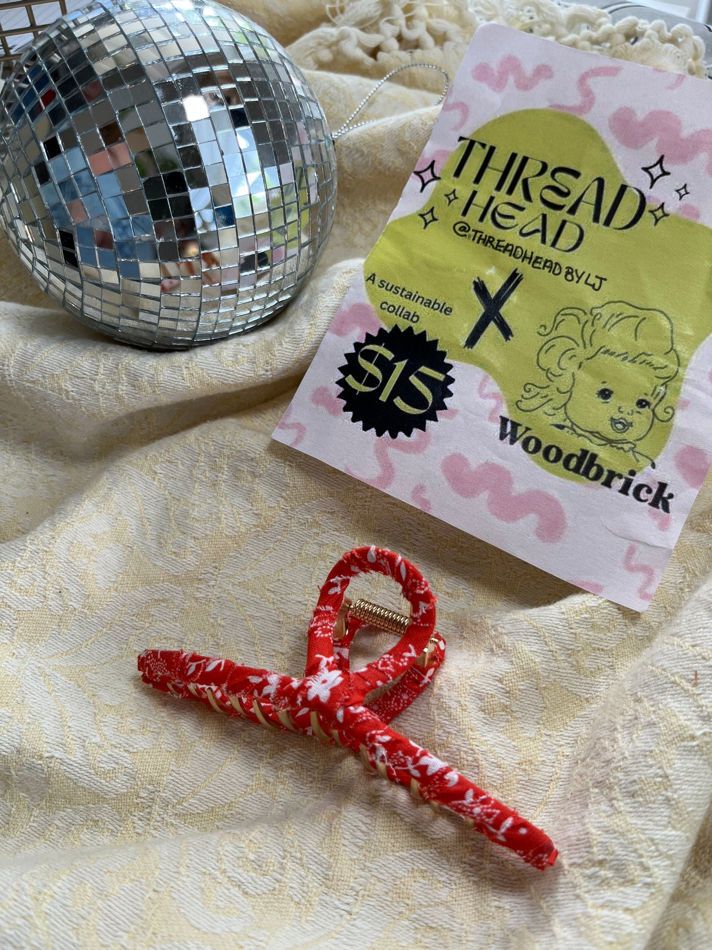 Threadhead Upcycled Hair Claw