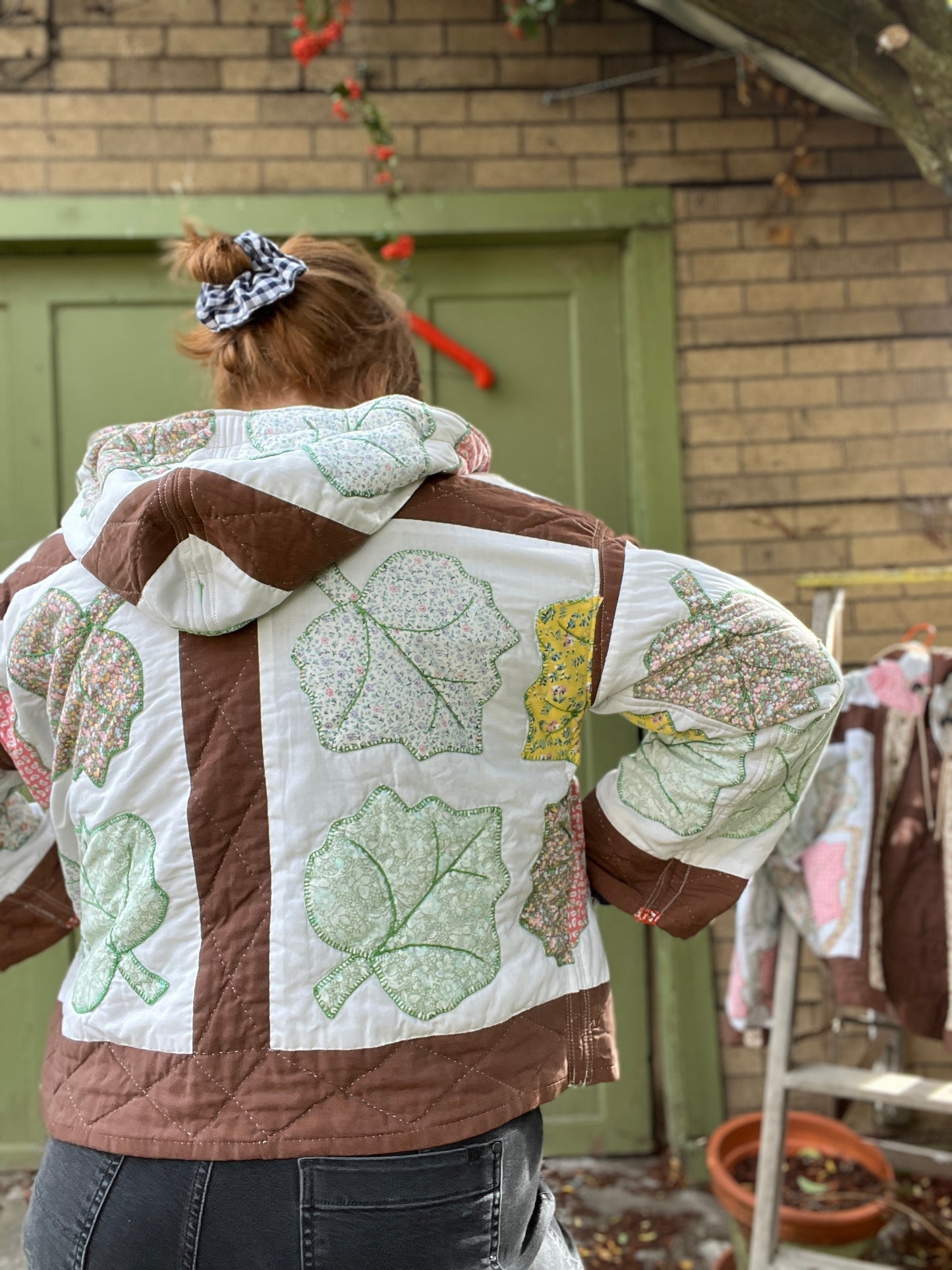 “Falling leaves” Quilt Coat - M/L