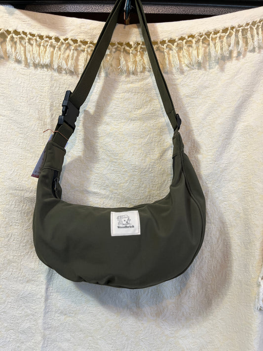 “Green Softshell” Classic Crescent Bag