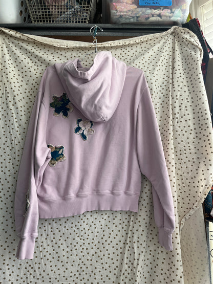 “Flower power” Upcycled Sweater - M/L