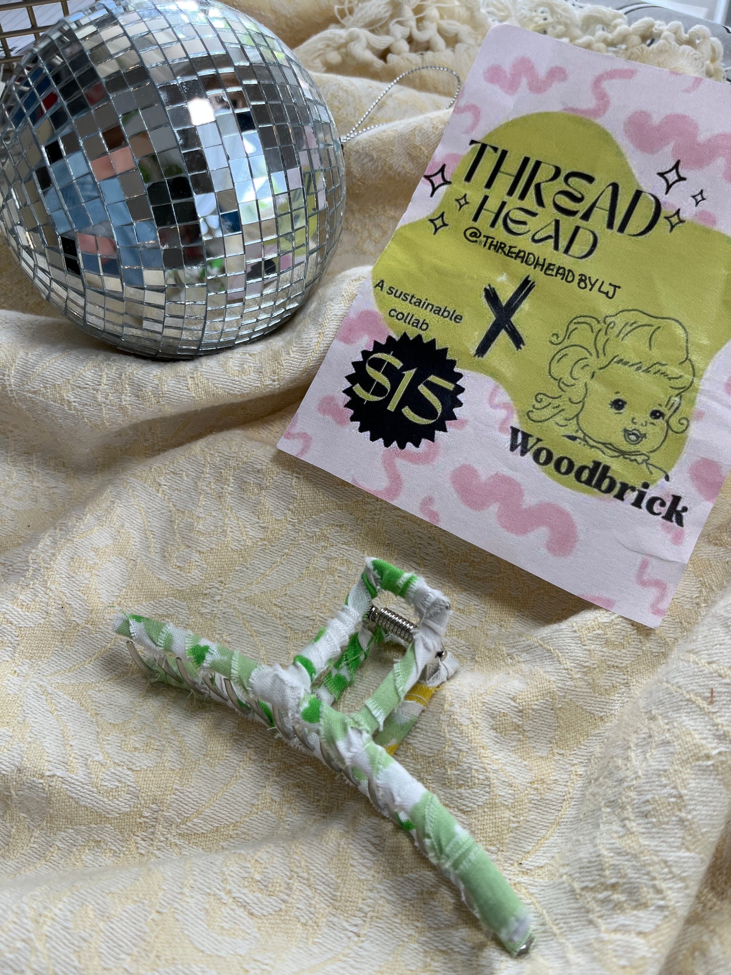 Threadhead Upcycled Hair Claw