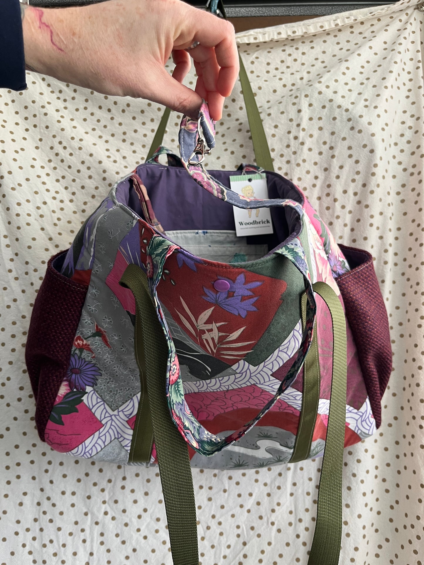 “Purple Fountain Grass” Sam’s Tote Bag