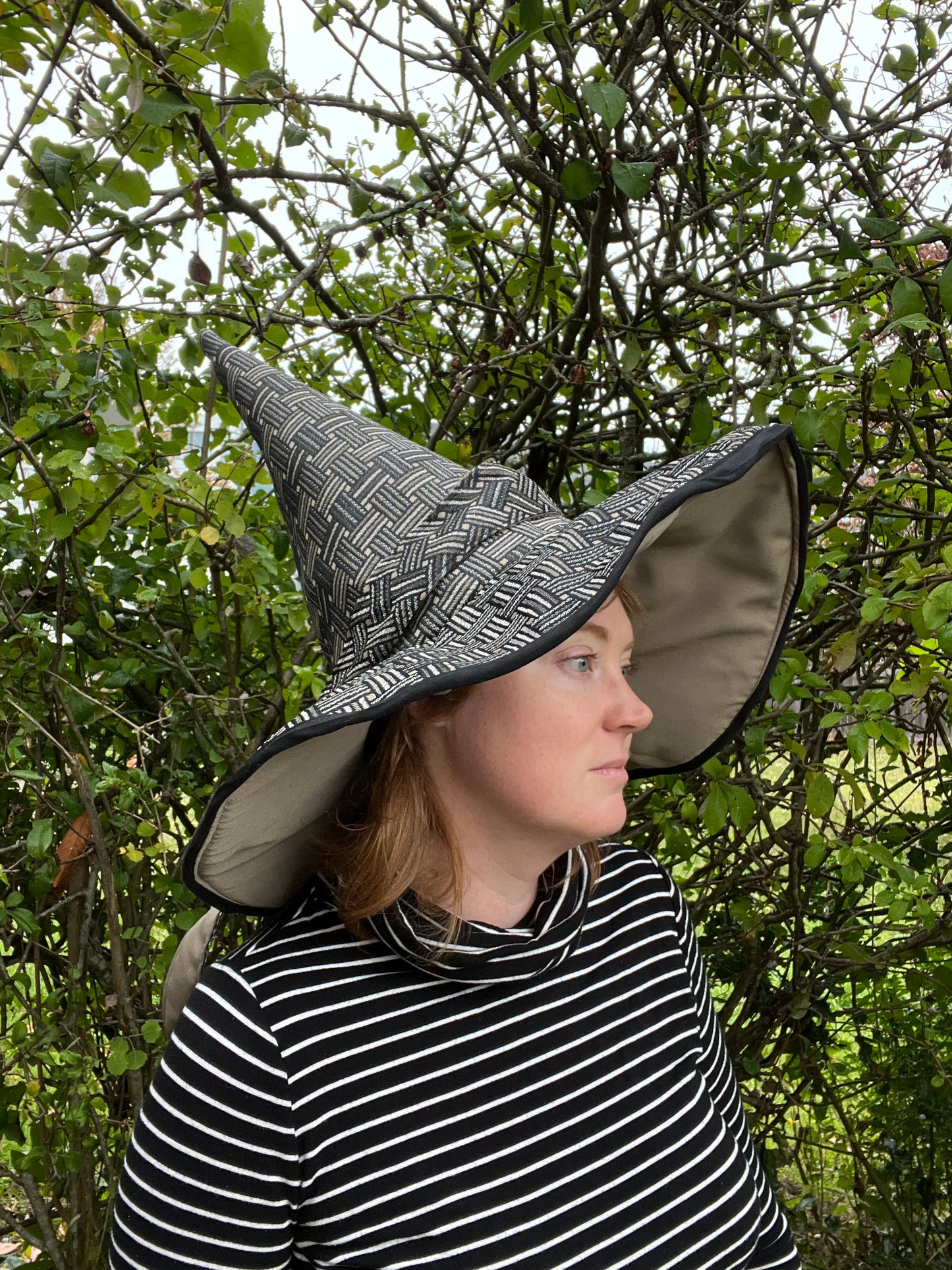 “Metallic geometric” Witch Hat