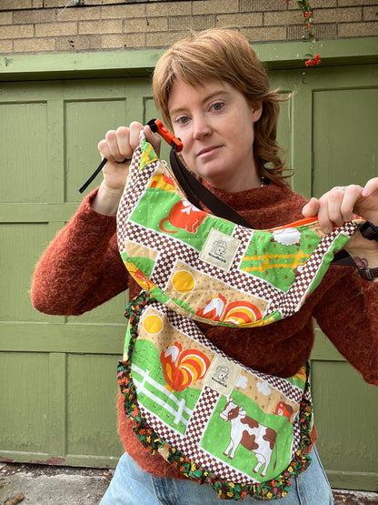 “Old MacDonald” Sidekick Crescent Bag