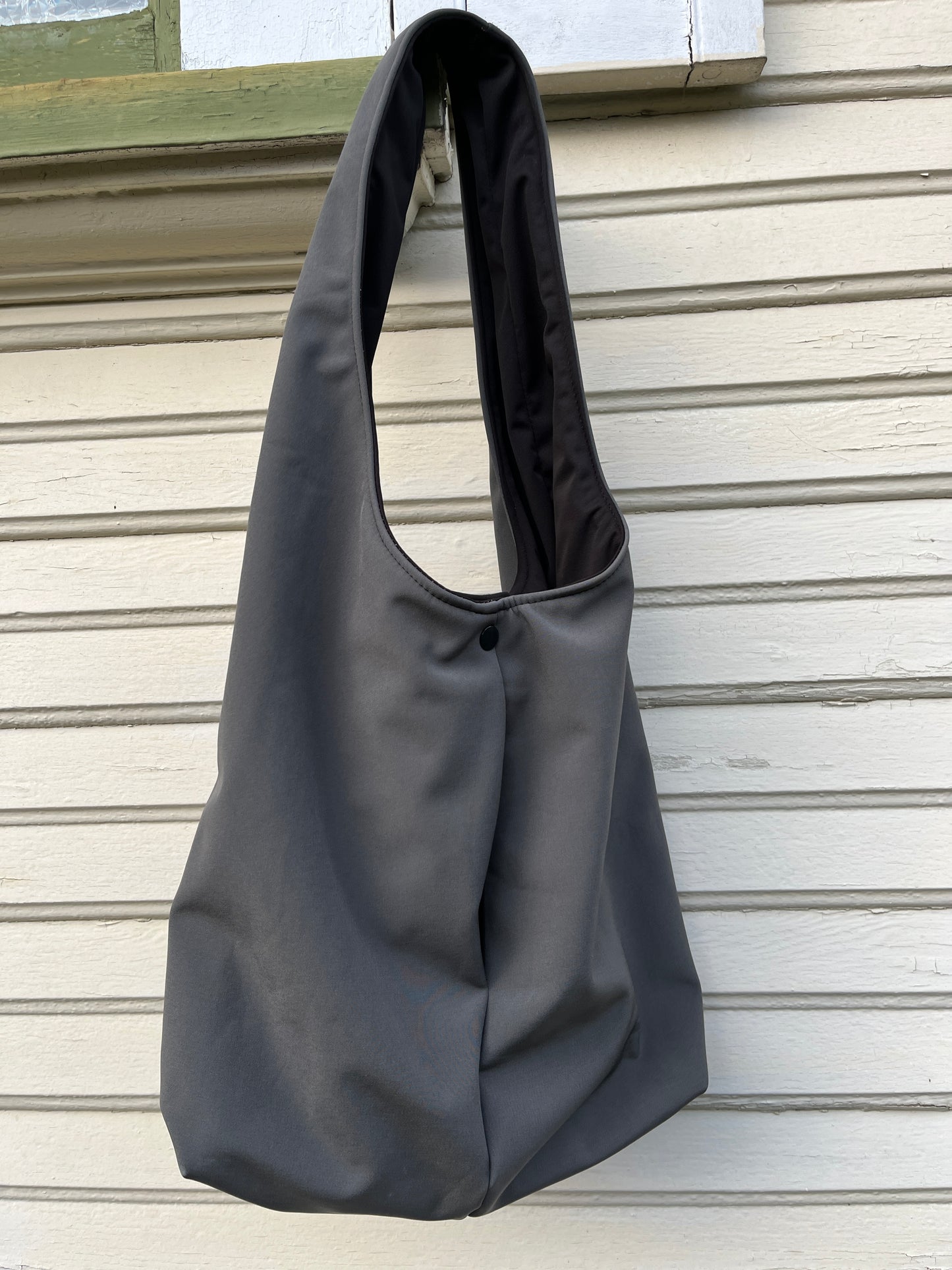“Storm Clouds” Slouchy Pocket Tote