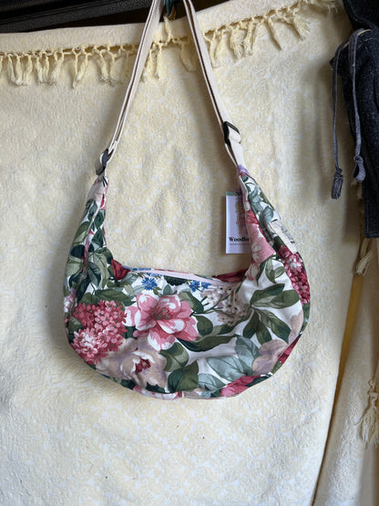 “Rose garden” Classic Crescent Bag