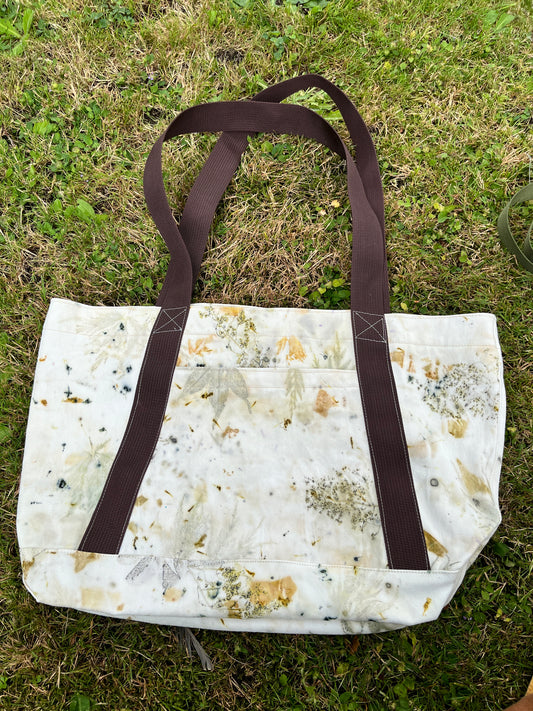 “Lorelei Textiles” Plant Dyed Gloat n' Tote